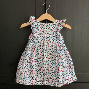 Jacadi Cotton Balloon-print Dress 🎈(Sz 18M)